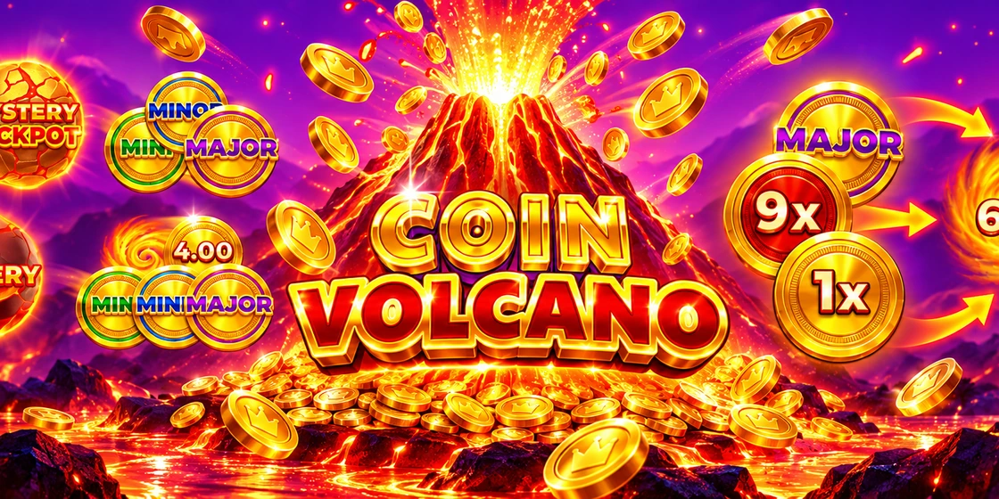 Coin Volcano RTP y volatilidad